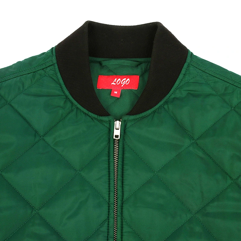quilted bomber jacket